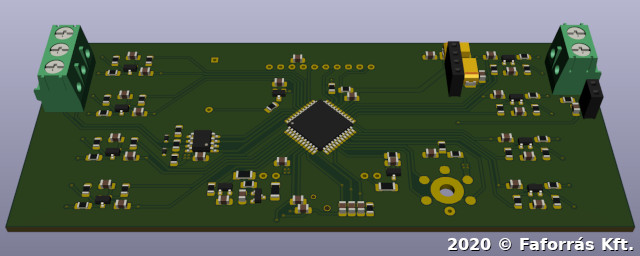 Image showing a
3-dimensional rendering of a circuit board.